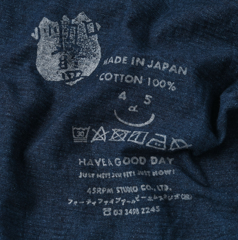 45R Indigo 45 Star 908 Short Sleeve T-shirt - Image 16