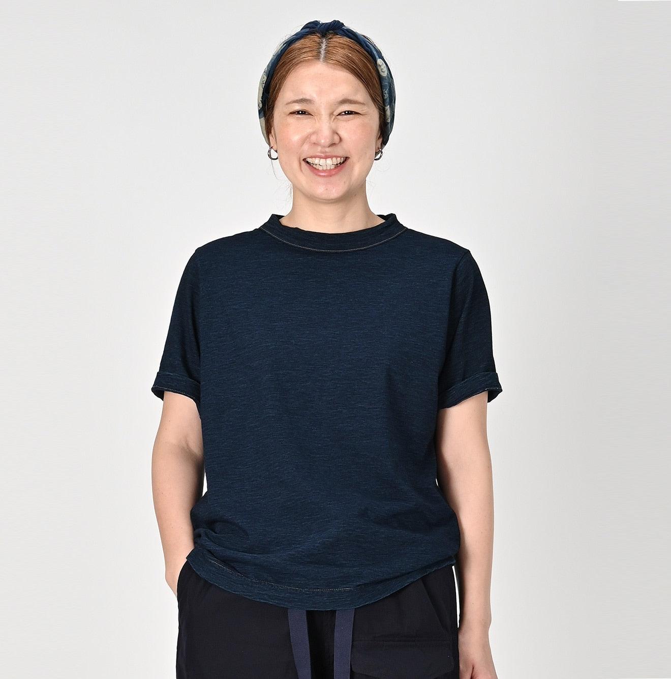 は*び様 45R　ベージュ色　Tシャツ　鹿の子地　タツノオトシゴ刺繍　星2つでサ SUMMER SALE】鹿の子Tシャツ|Lee|リー