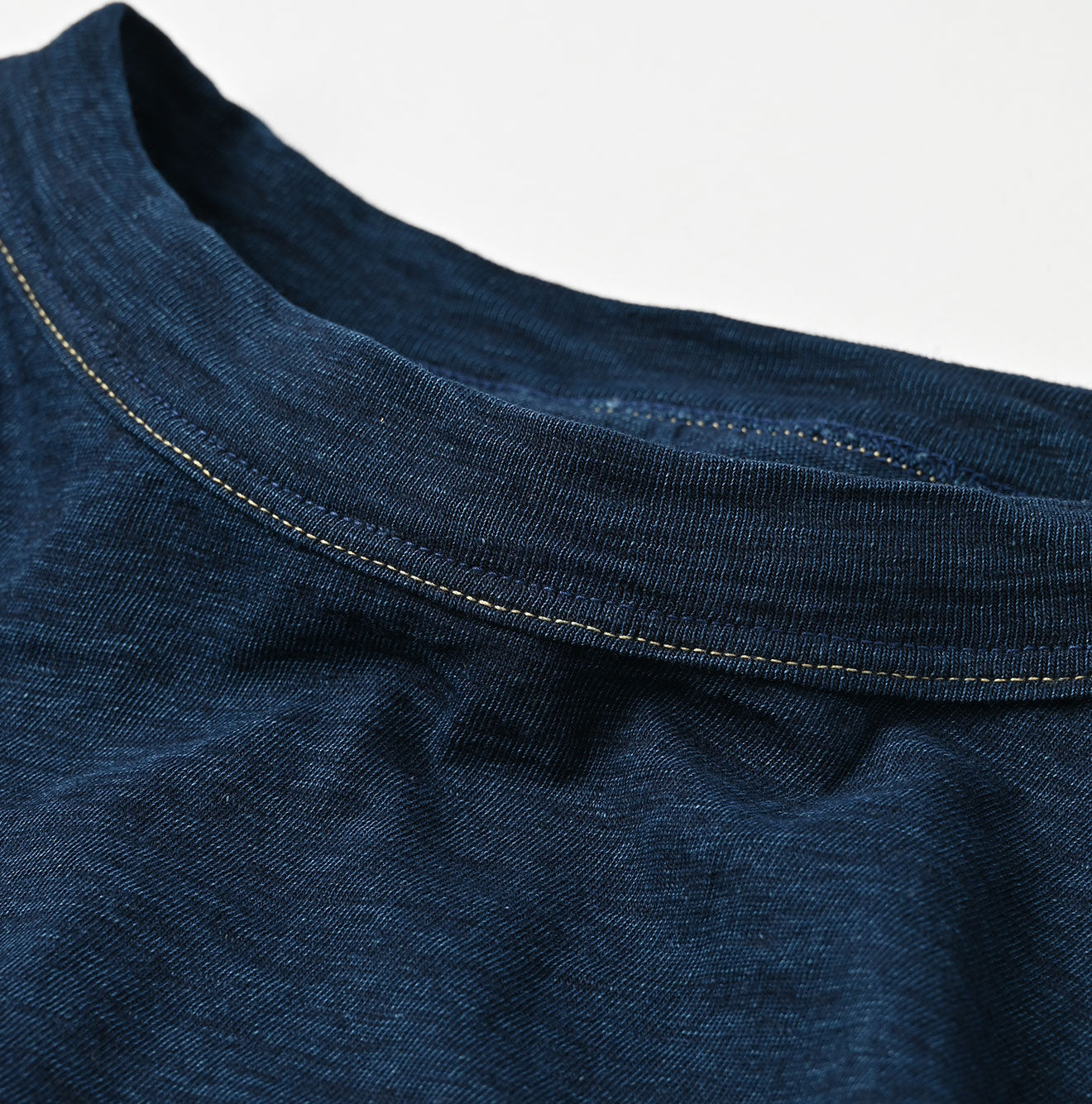 45R Indigo Big Slit T-shirt