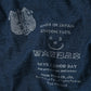 45R Indigo Big Slit T-shirt