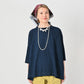 45R Indigo Big Slit T-shirt