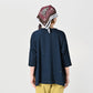 45R Indigo Big Slit T-shirt
