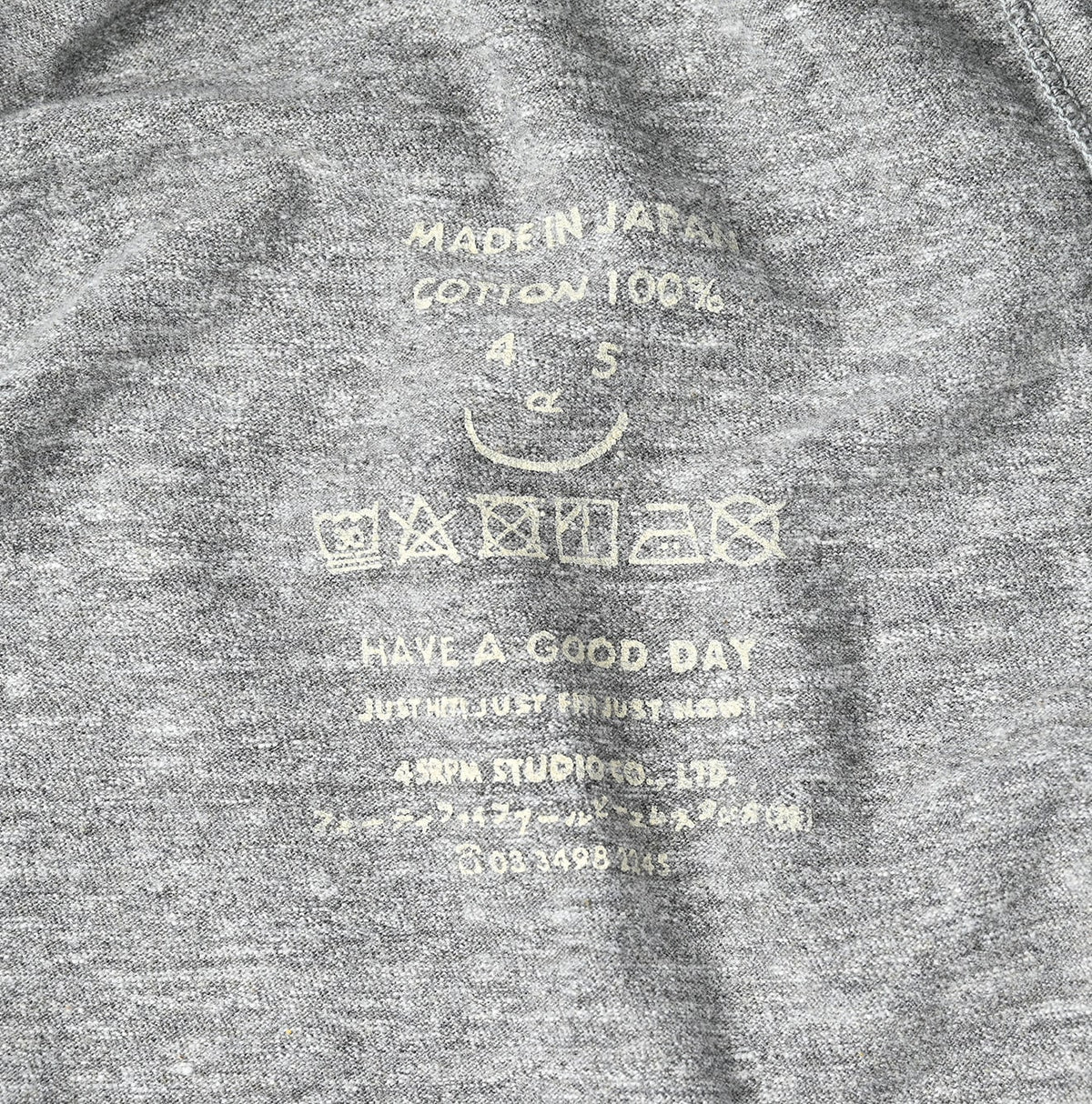 45R 45 Star 908 Logo T-shirt (Top-dyed)