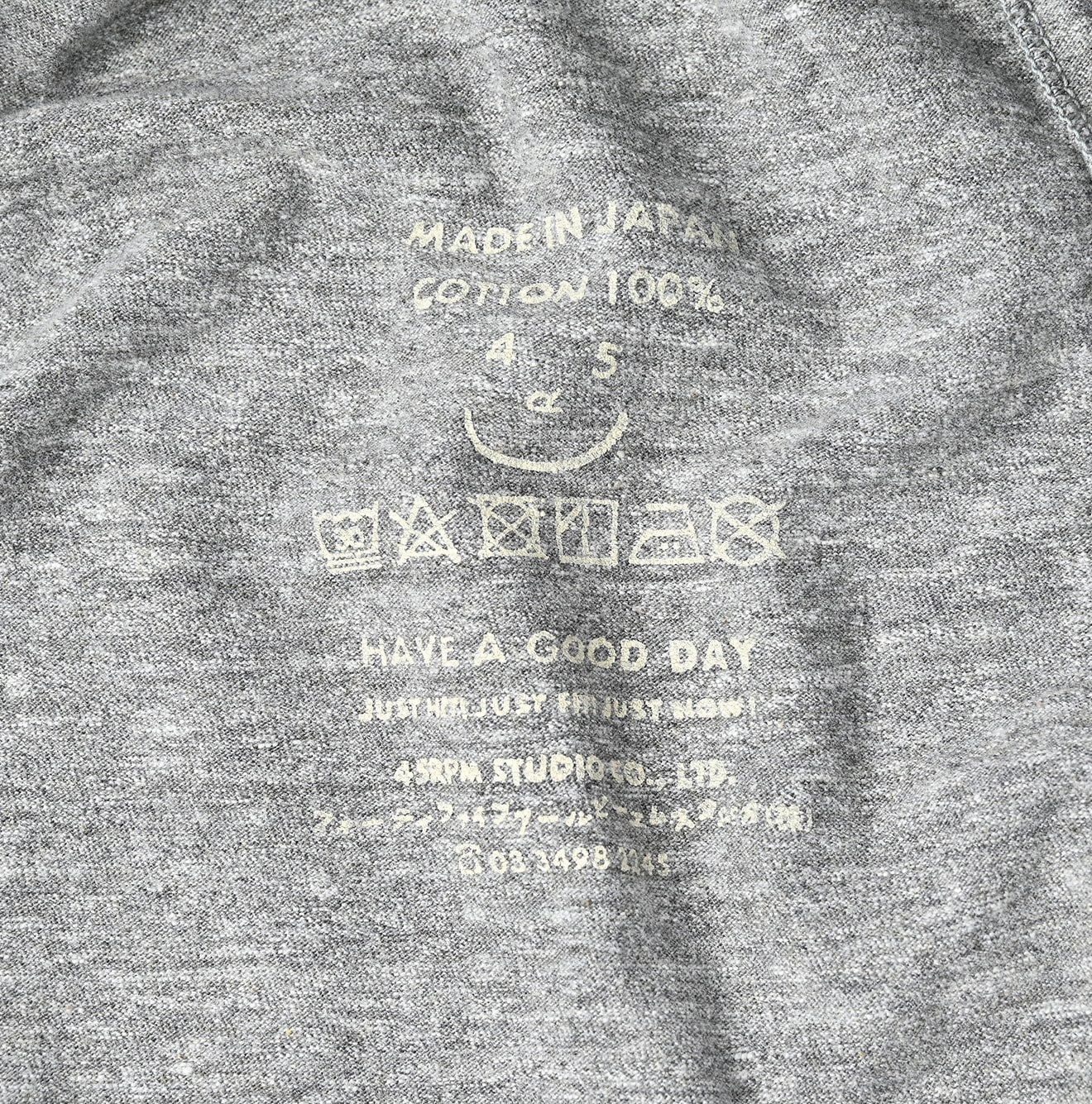 45R 45 Star 908 Logo T-shirt (Top-dyed)