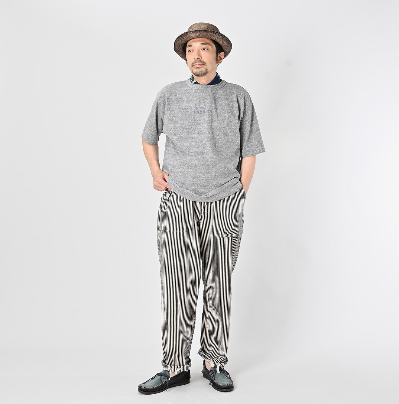 45R 45 Star 908 Logo T-shirt (Top-dyed) - Image 3