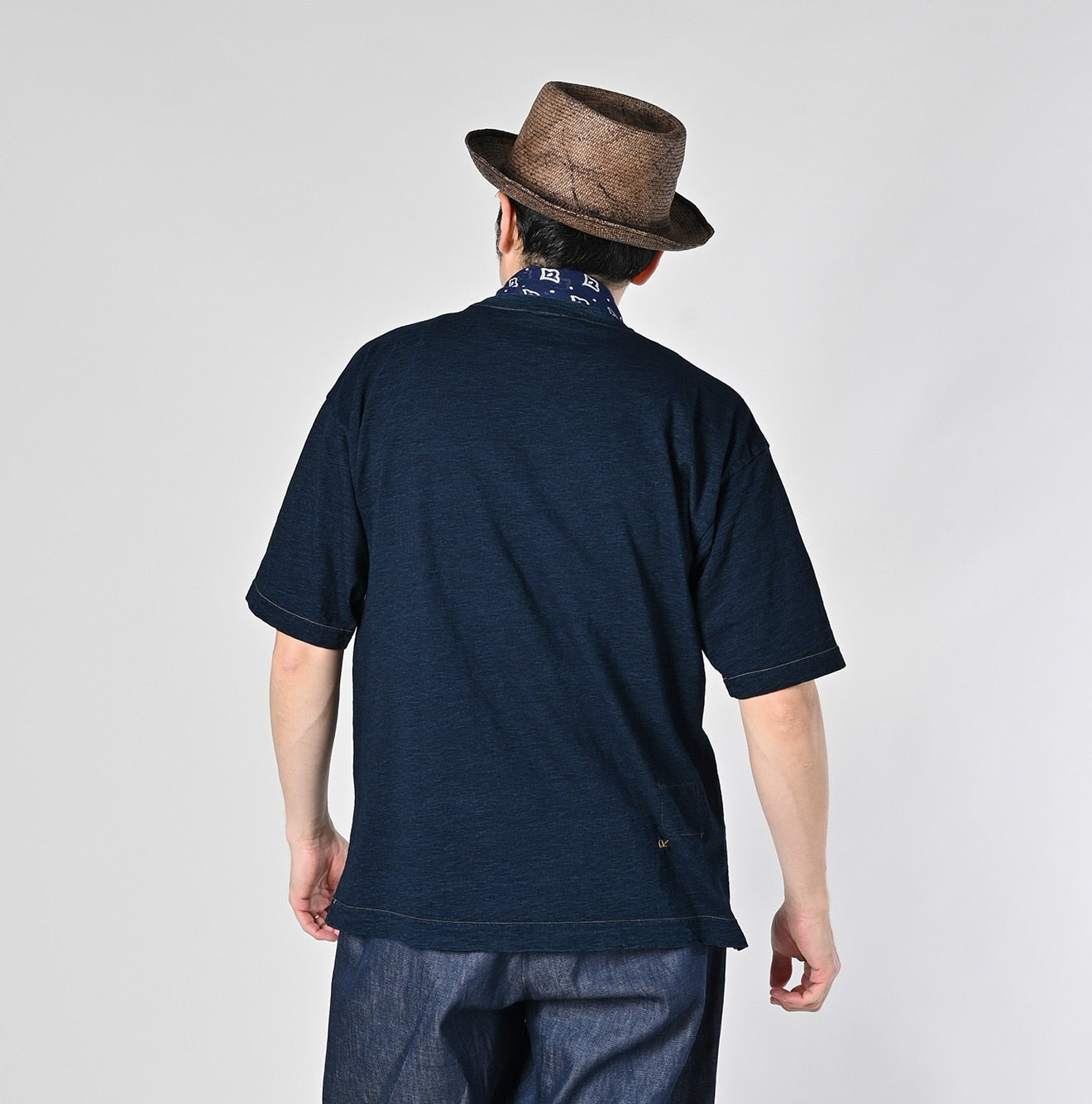 45R Indigo 45 Star 908 Logo T-shirt