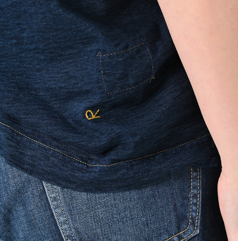 45R Indigo 45 Star 908 Logo T-shirt