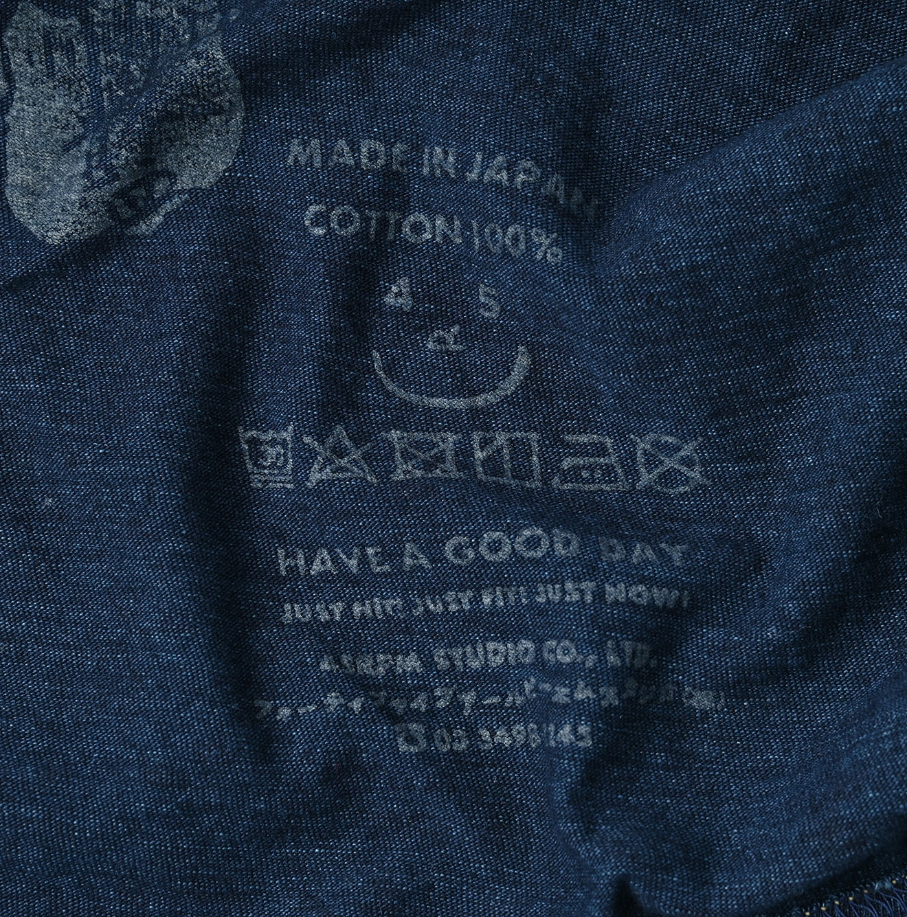 45R Indigo 45 Star 908 Logo T-shirt