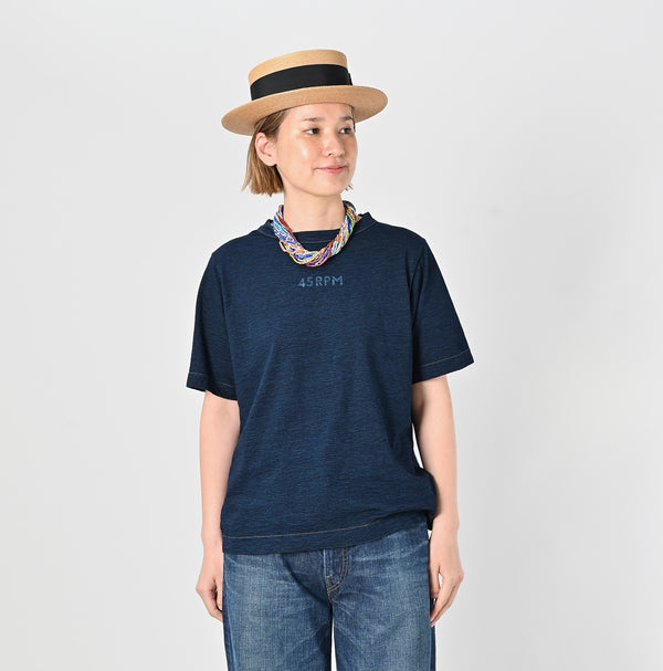 45R Indigo 45 Star 908 Logo T-shirt