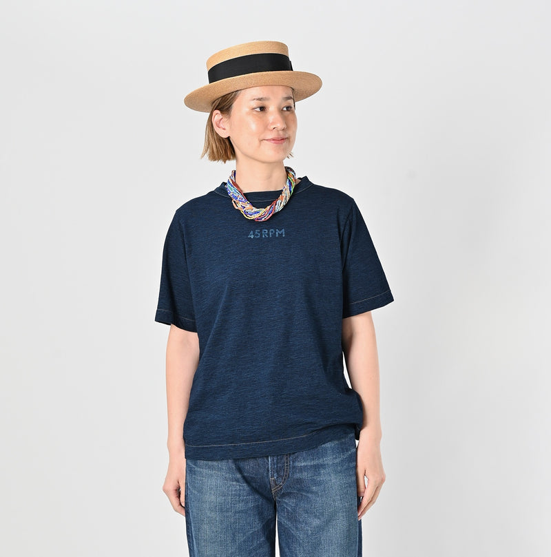 45R Indigo 45 Star 908 Logo T-shirt - Image 4