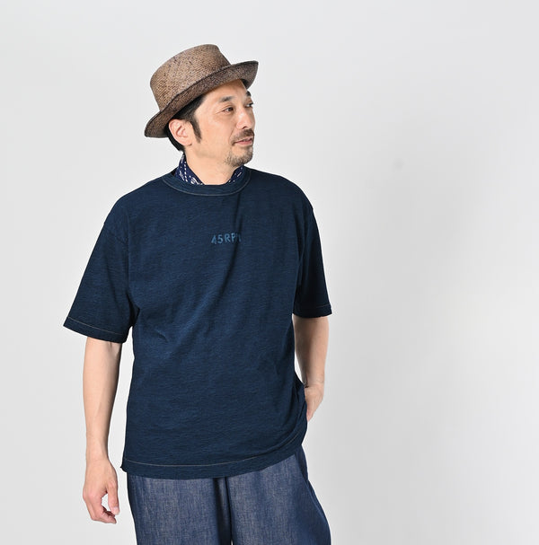 45R Indigo 45 Star 908 Logo T-shirt