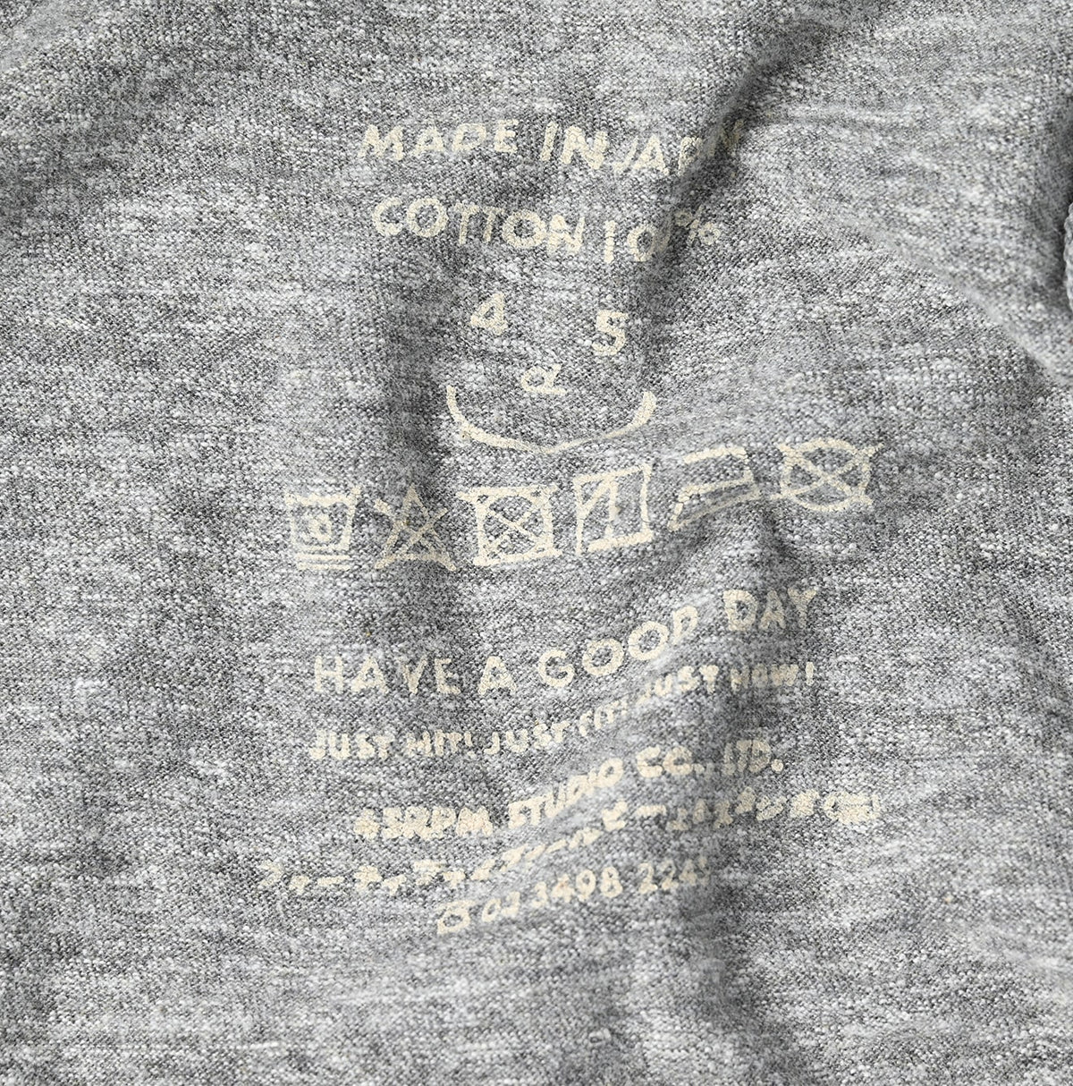 45R In the Raw 45 Star 908 T-shirt (Top-dyed)