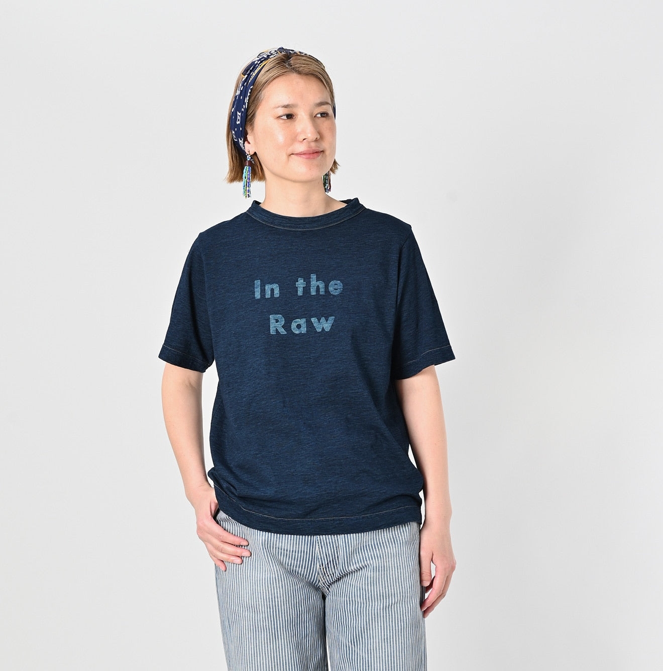 45R Indigo In the Raw 45 Star 908 T-shirt - Image 4