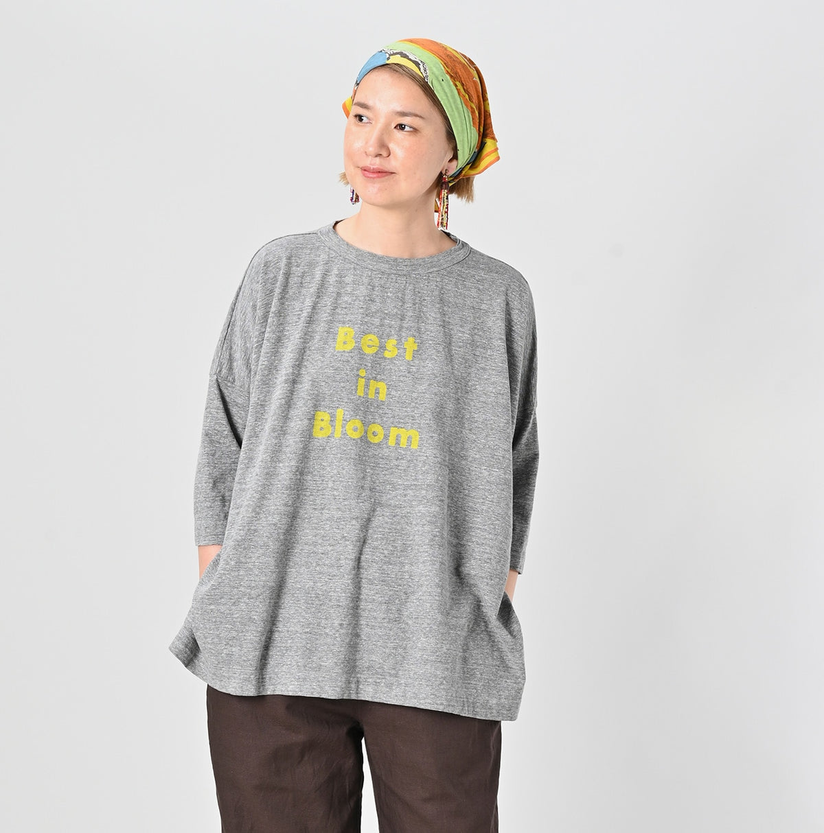 45R Best in Bloom Big Slit T-shirt (Top-dyed)