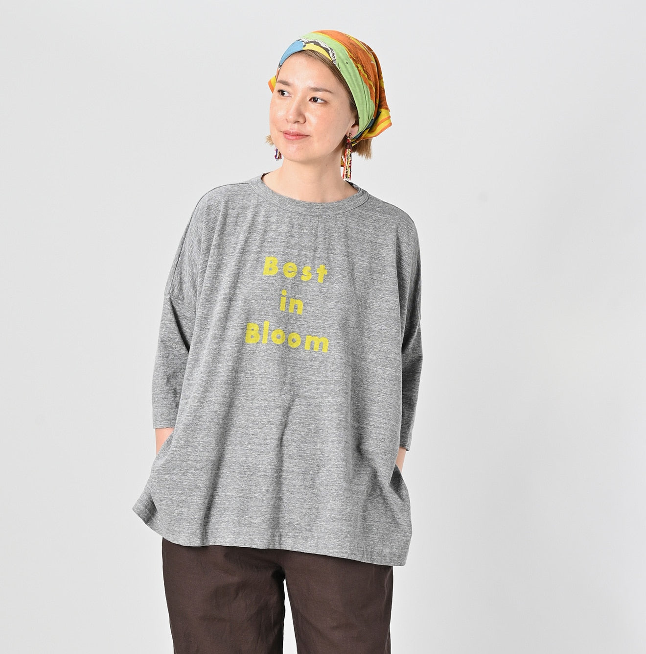 45R Best in Bloom Big Slit T-shirt (Top-dyed)