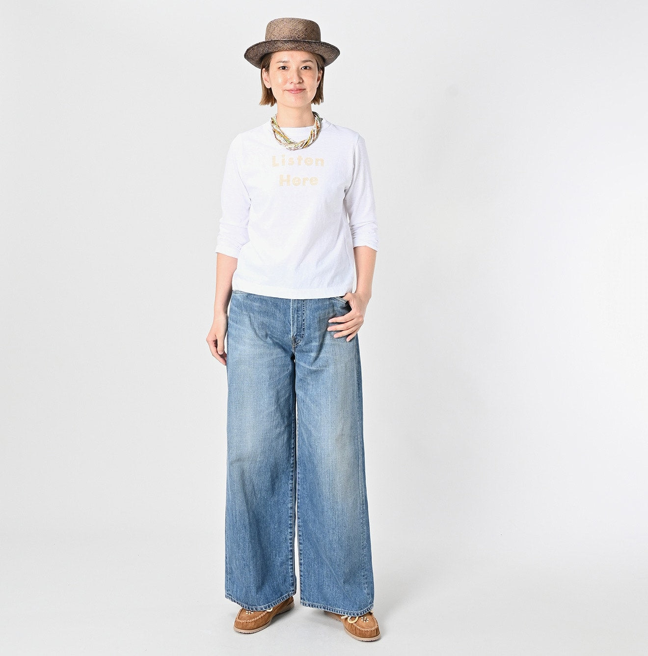 45R Listen Here Square T-shirt - Image 2