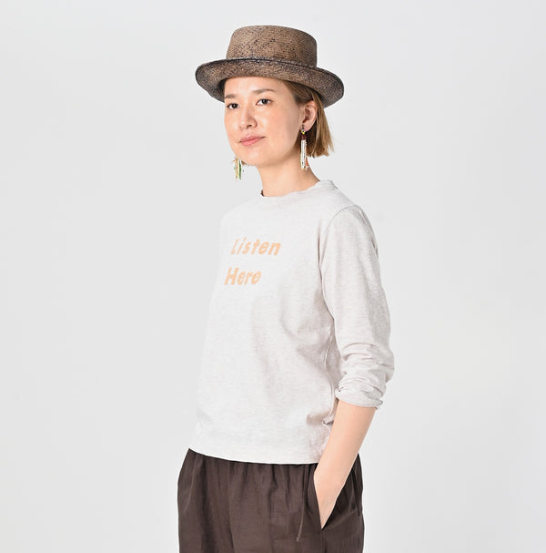 45R Listen Here Square T-shirt (Top-dyed)