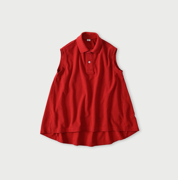 45R Cotton Pique Flare Polo