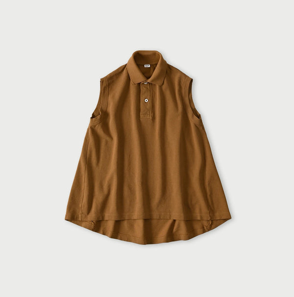 45R Cotton Pique Flare Polo