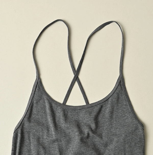 45R Fraise Cross-Back Camisole (Top-Dyed)