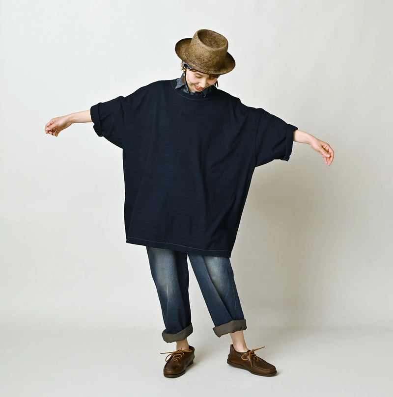 45R SIZE 9.8 | Indigo Ocean 908 Short Sleeve T-shirt - Image 2