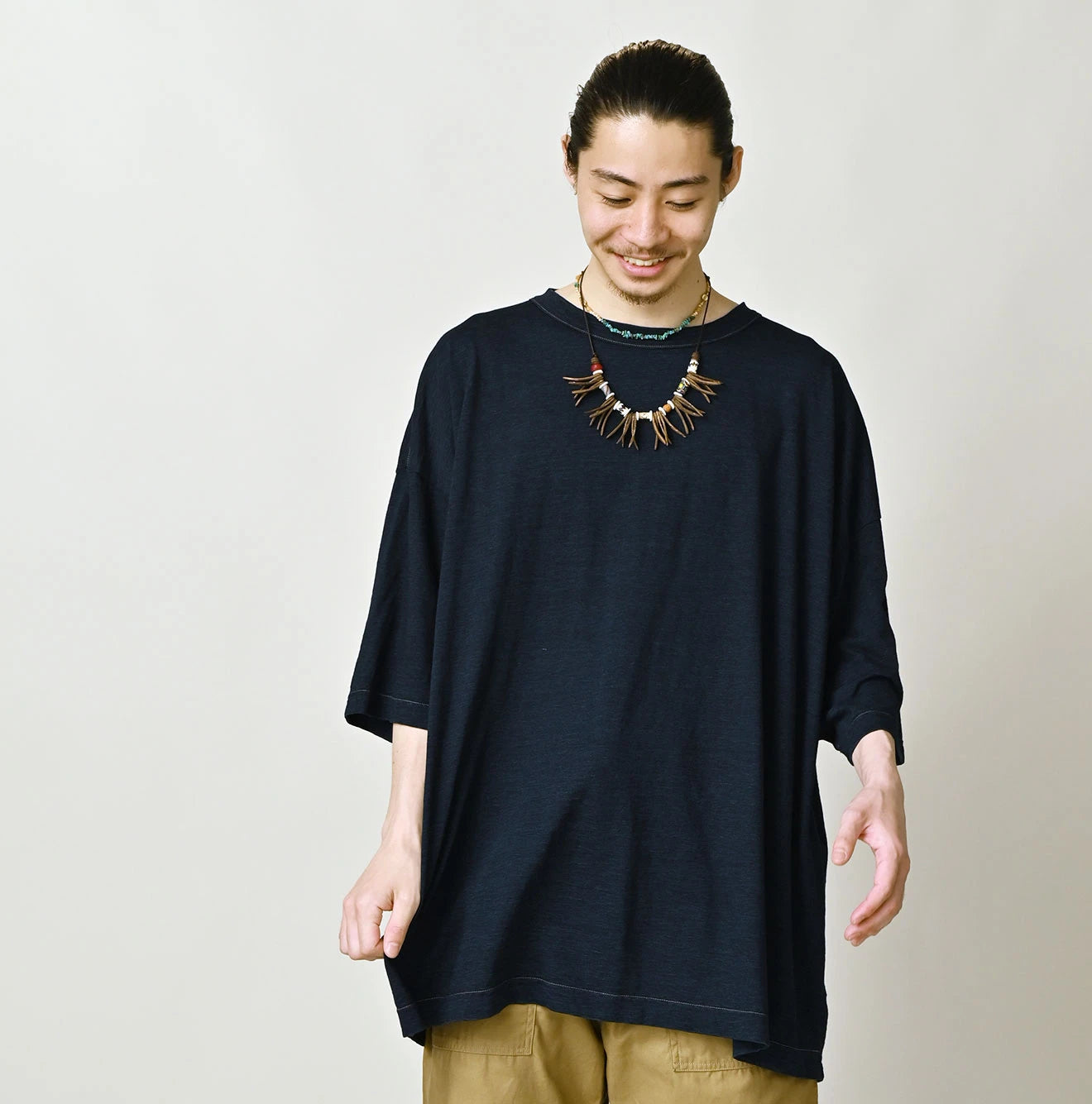 45R SIZE 9.8 | Indigo Ocean 908 Short Sleeve T-shirt - Image 7