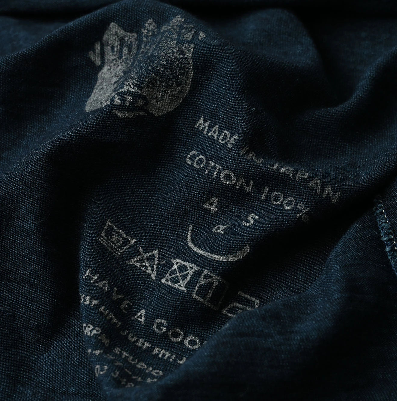 45R SIZE 9.8 | Indigo Ocean 908 Short Sleeve T-shirt