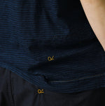 45R Indigo Striped Pocket 908 T-shirt