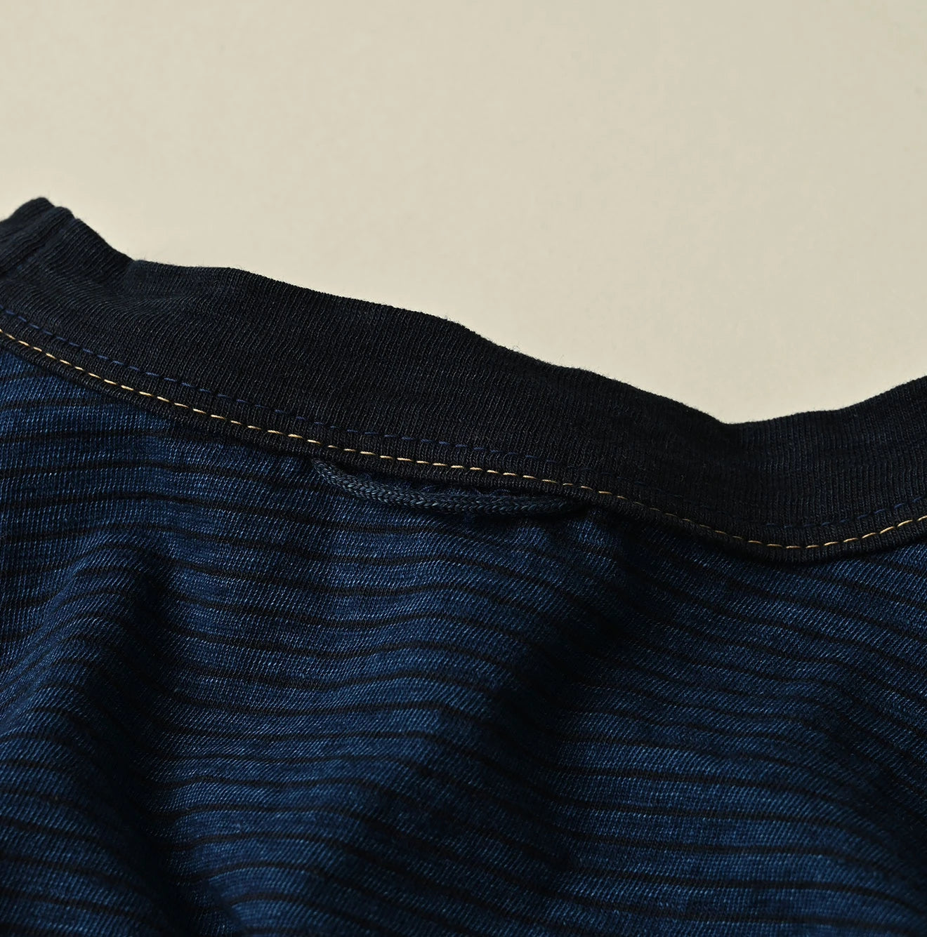 45R Indigo Striped Pocket 908 T-shirt - Image 17