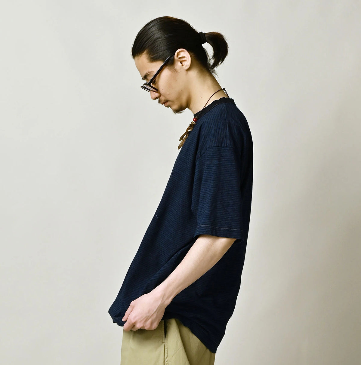 45R Indigo Stripe 908 Ocean T-shirt