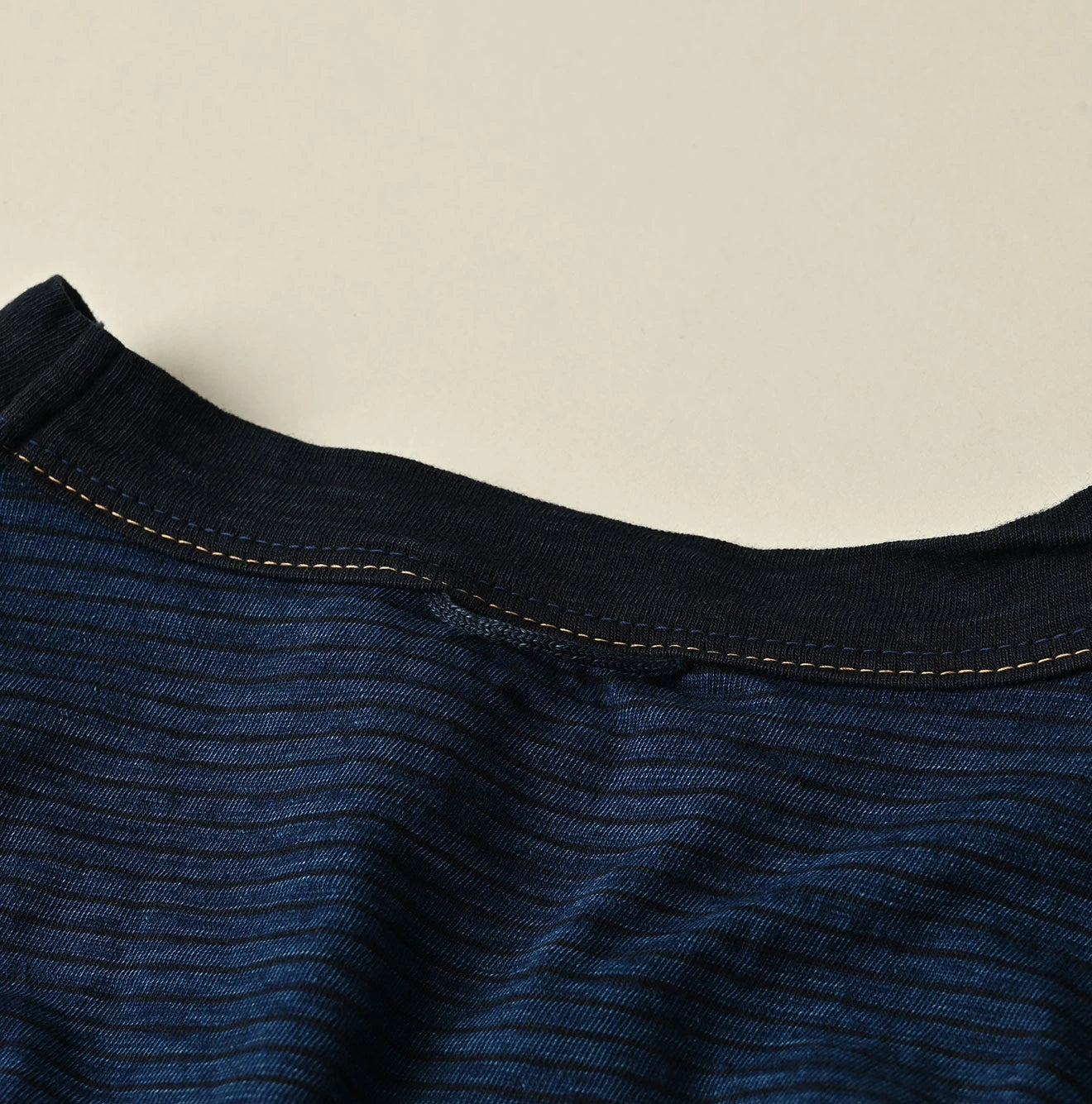 Indigo Stripe 908 Ocean T-shirt | 45R Official Online Store – 45R