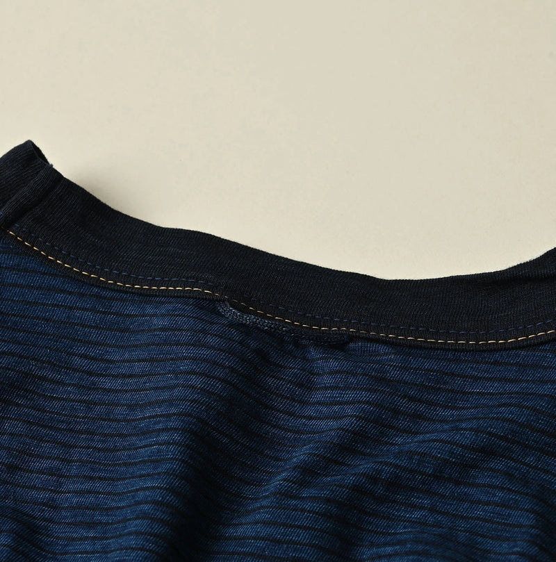 45R Indigo Stripe 908 Ocean T-shirt - Image 17