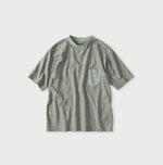 45R Striped Pocket 908 T-shirt (Top-Dyed)