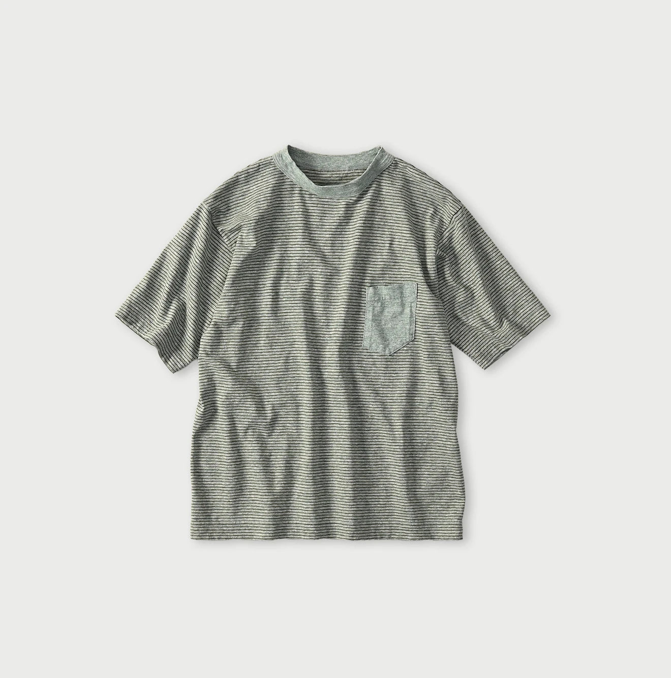 45R Striped Pocket 908 T-shirt (Top-Dyed) - Image 1