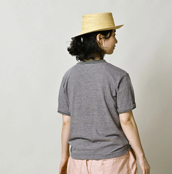 45R Striped Pocket 908 T-shirt (Top-Dyed)