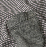 45R Striped Pocket 908 T-shirt (Top-Dyed)