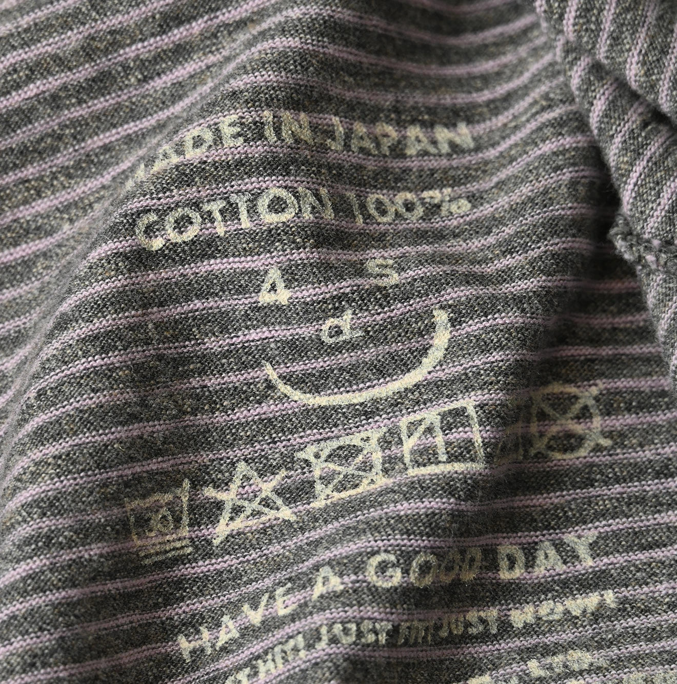 45R Striped Pocket 908 T-shirt (Top-Dyed)