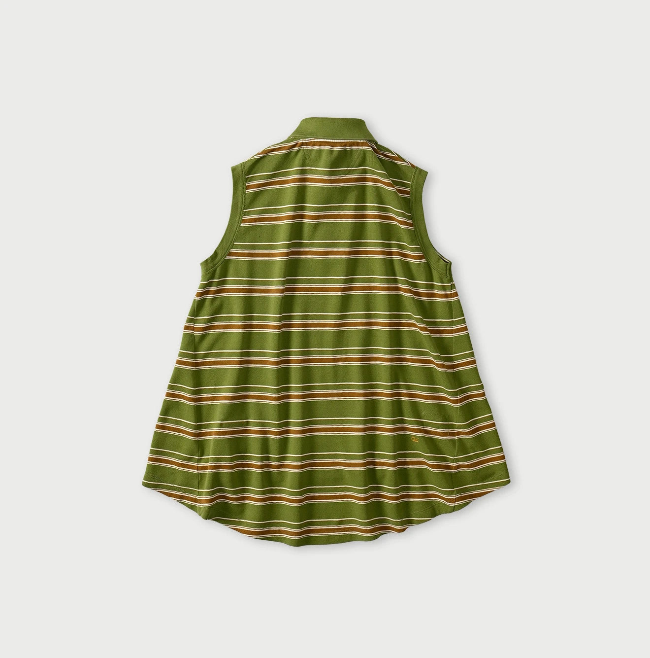 45R Cotton Pique Stripe Flare Polo - Image 12
