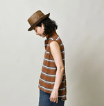 45R Cotton Pique Stripe Flare Polo