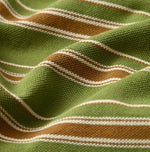 45R Cotton Pique Stripe Flare Polo