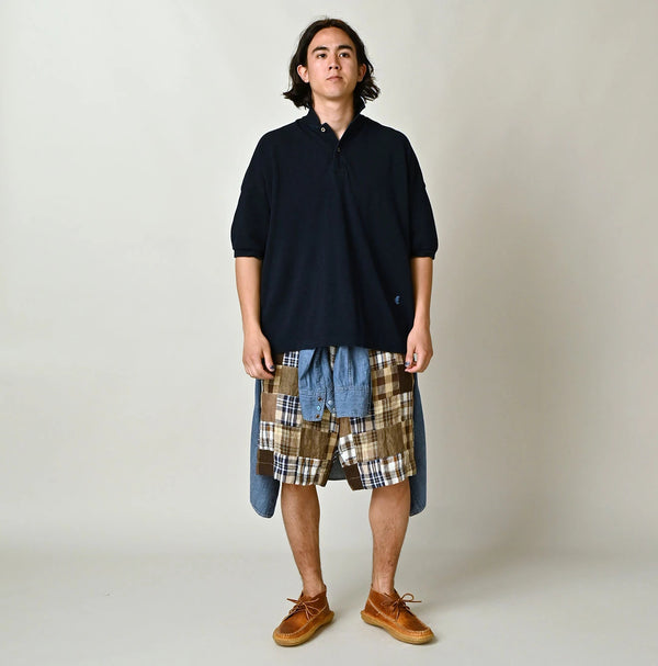 45R Indigo Cotton Pique 908 Polo Shirt