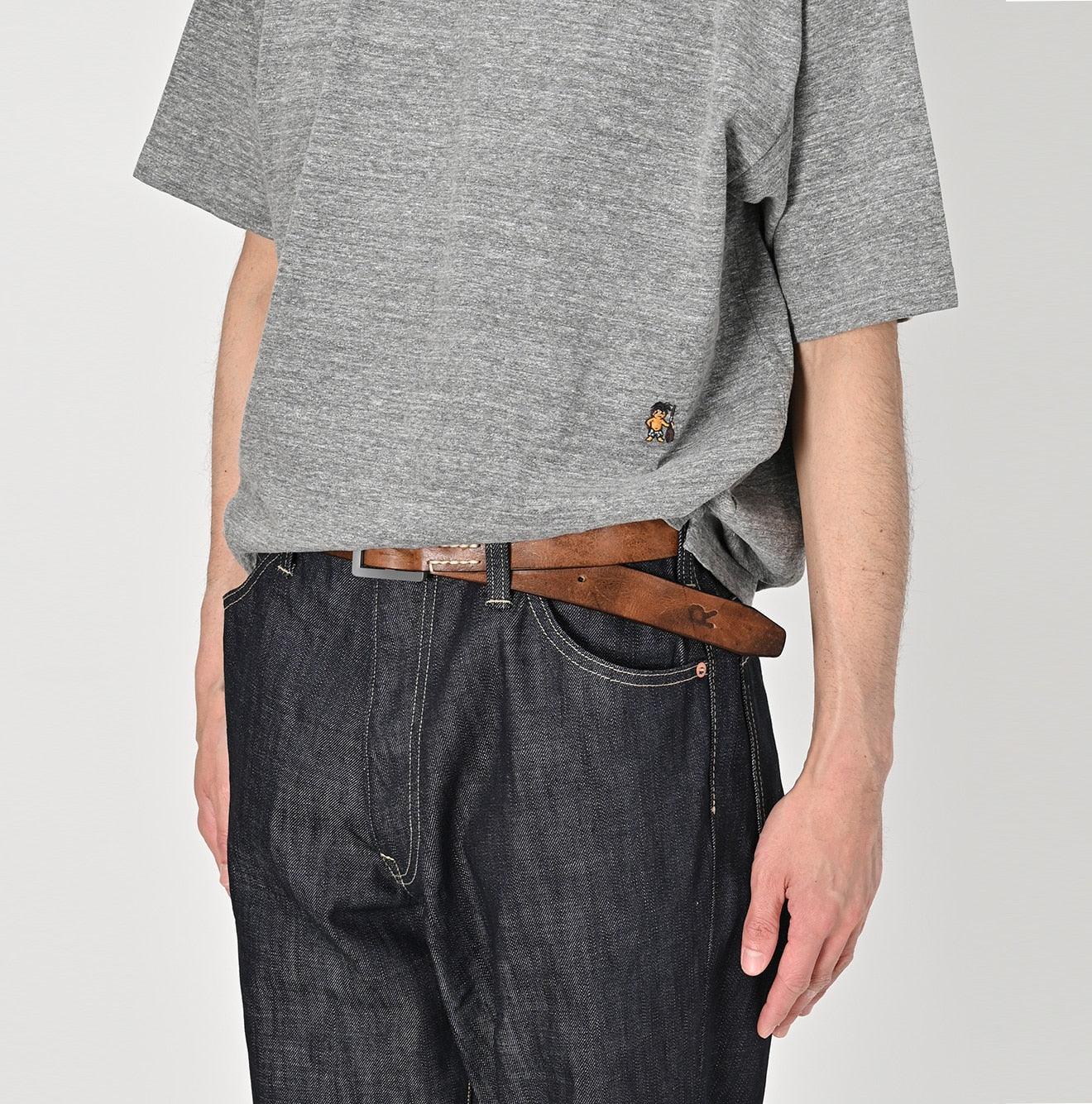 Vintage Leather Belt Wide (Size L) - 45R by 45rpm studio