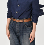 Vintage Leather Belt Wide (Size L) - 45R by 45rpm studio