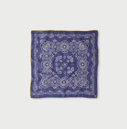 45R Supima Twill Candy Paisley Bandana