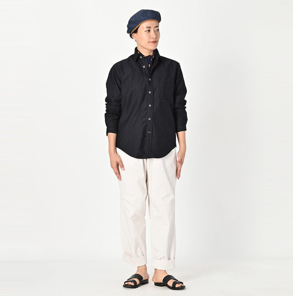 Indigo Supima Organic 908 Loafer Shirt (Size XS) - 45R by 45rpm studio