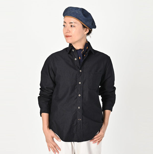 Indigo Supima Organic 908 Loafer Shirt (Size XS) - 45R by 45rpm studio