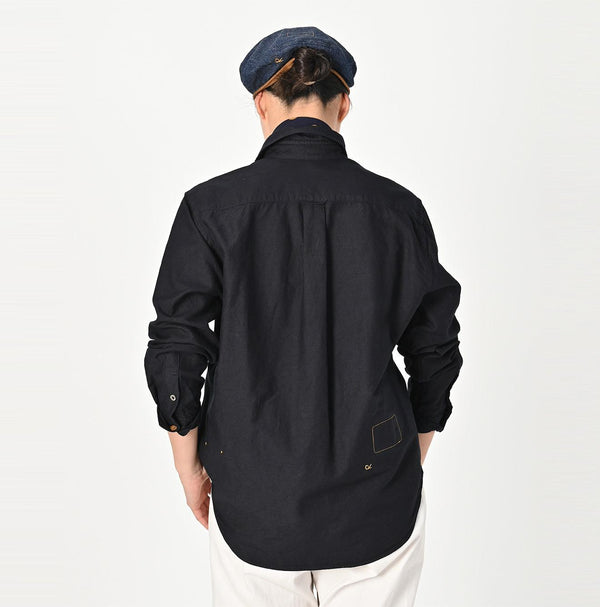 Indigo Supima Organic 908 Loafer Shirt (Size XS) - 45R by 45rpm studio