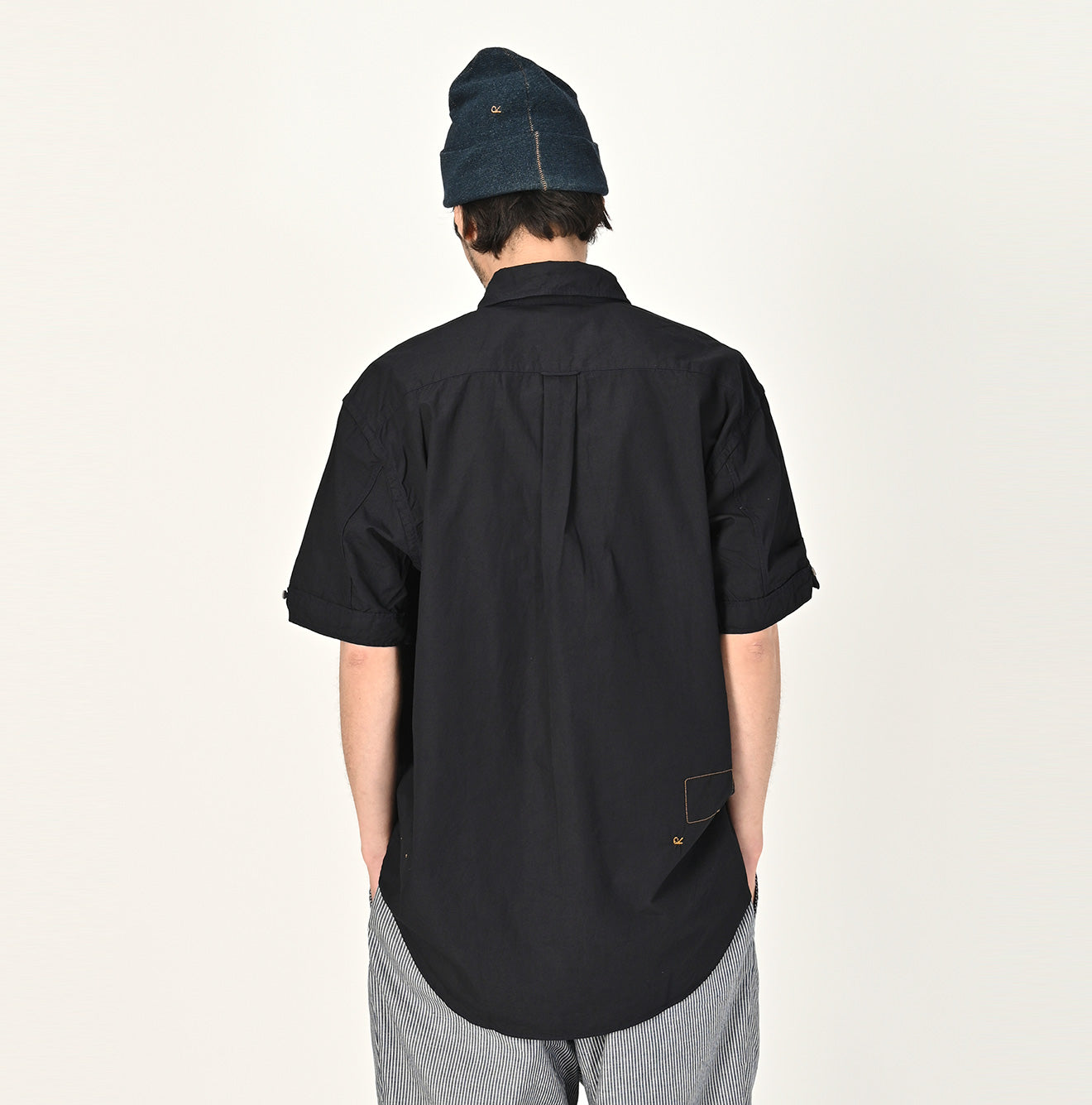 Indigo Damp 908 Short Sleeve Loafer Pullover Shirt