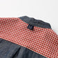 45R Cotton Linen Dungaree 908 Loafer Stand Collar Shirt Nou