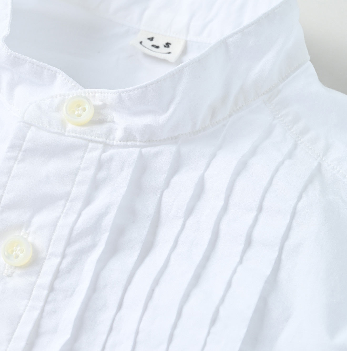 45R Batiste 908 Pintuck Stand Collar Shirt - Image 16